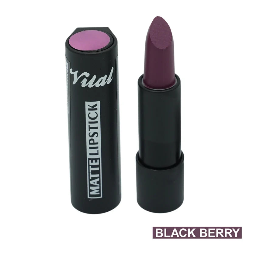Vital Makeup Matte Lipstick Velvet Matte Finish with Full Coverage in all shades