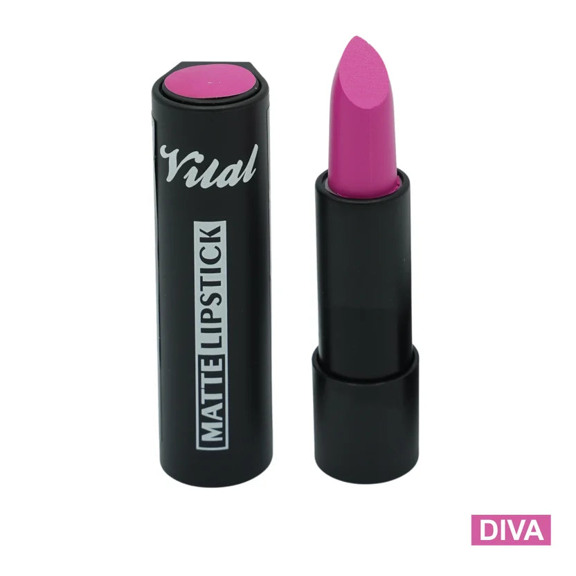Vital Makeup Matte Lipstick Velvet Matte Finish with Full Coverage in all shades