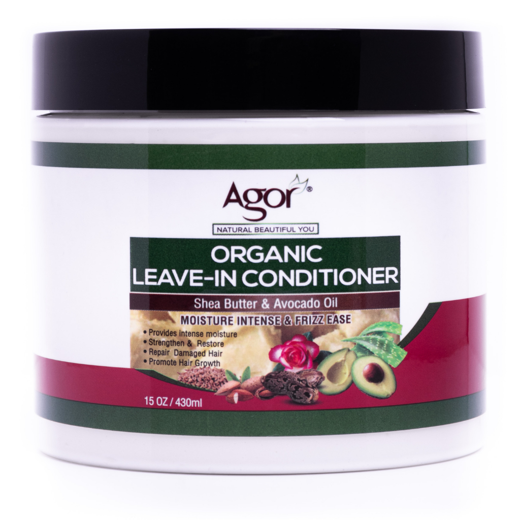 Agor Organic Leave-In Conditioner 430g jar, front view