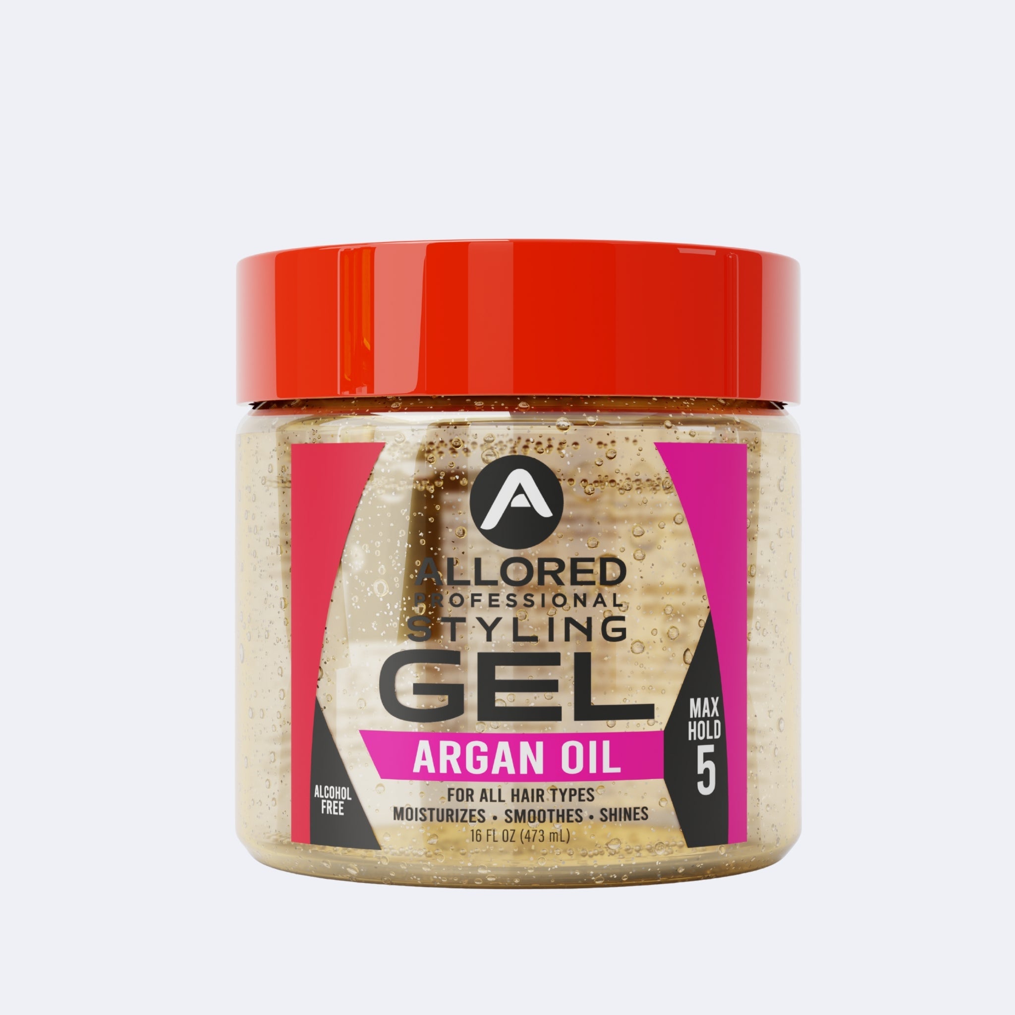 Allored Styling Gel with Argan Oil Max Hold 473 ml front view