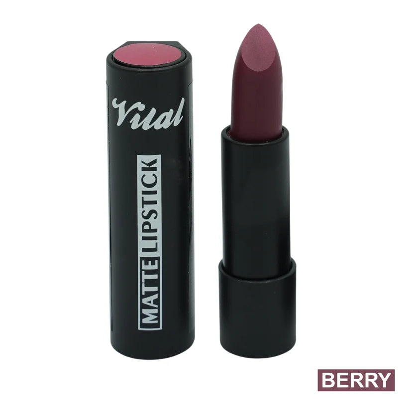 Vital Makeup Matte Lipstick Velvet Matte Finish with Full Coverage in all shades