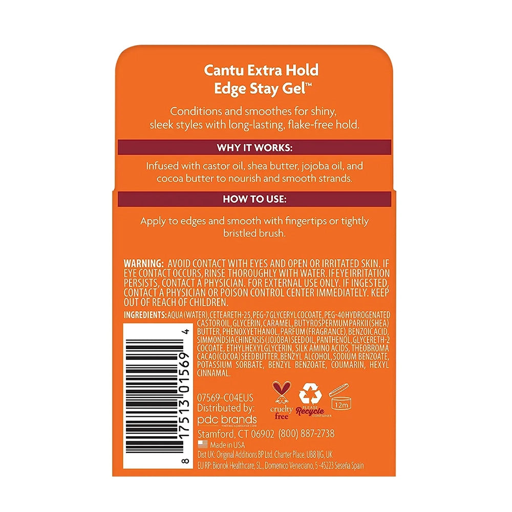 Cantu Extra Hold Edge Stay Gel ingredients