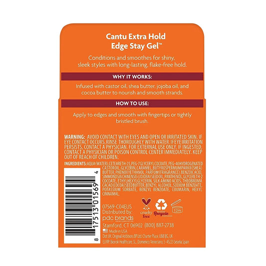 Cantu Extra Hold Edge Stay Gel ingredients