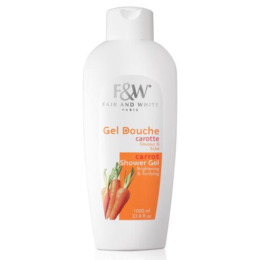 Fair & White Brightening & Tonifying Carrot Shower Gel 1000 ml