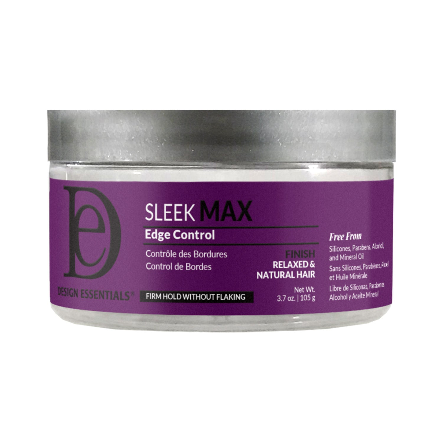 Design Essentials Sleek MAX Edge Control 3.7 oz jar, front view