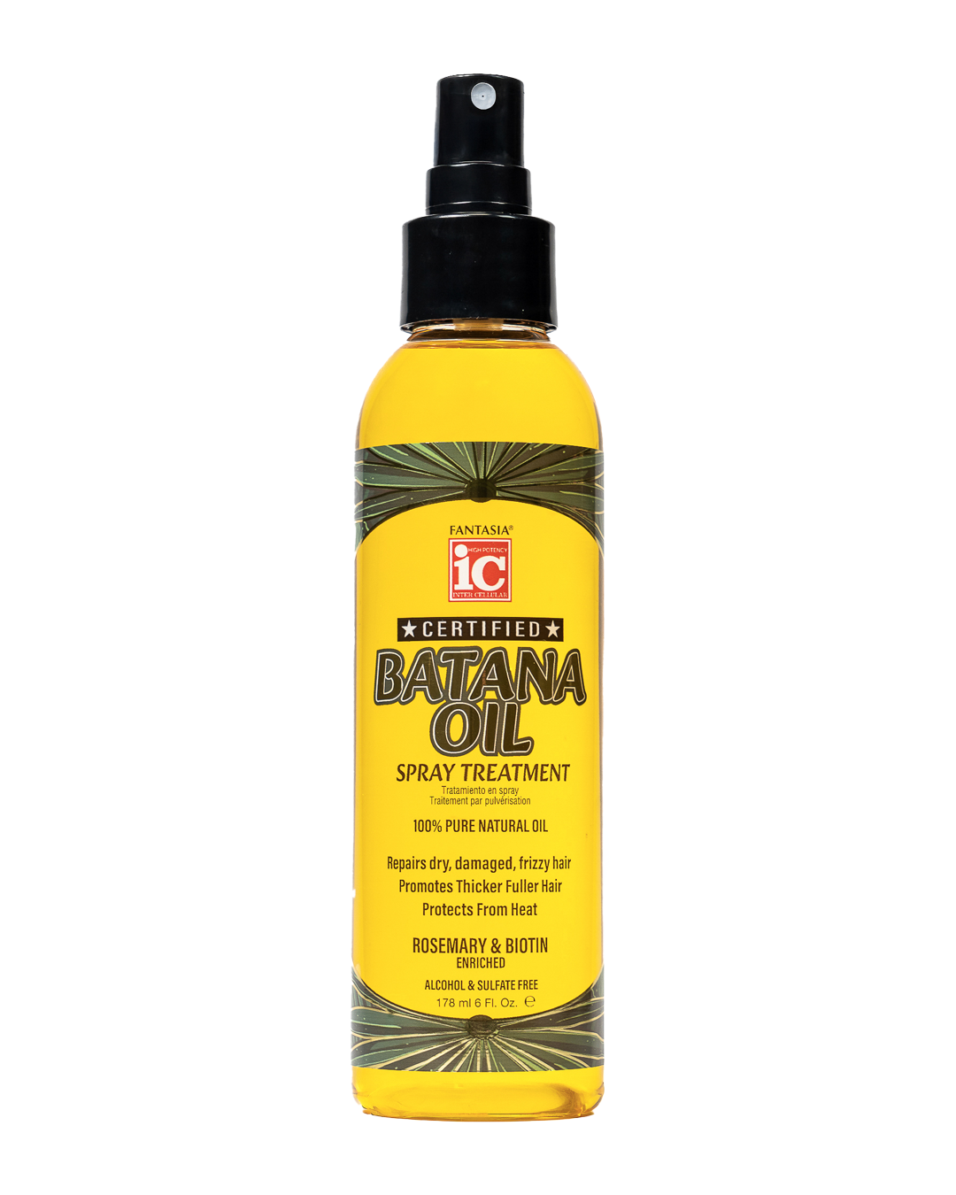 Fantasia IC Batana Oil Spray Treatment 178 ml bottle, front view