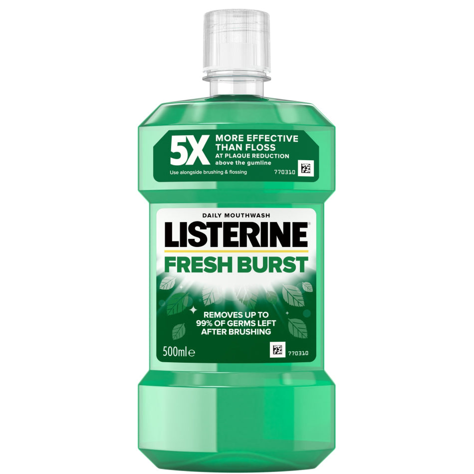 Listerine Fresh Burst Mouthwash 500 ml
