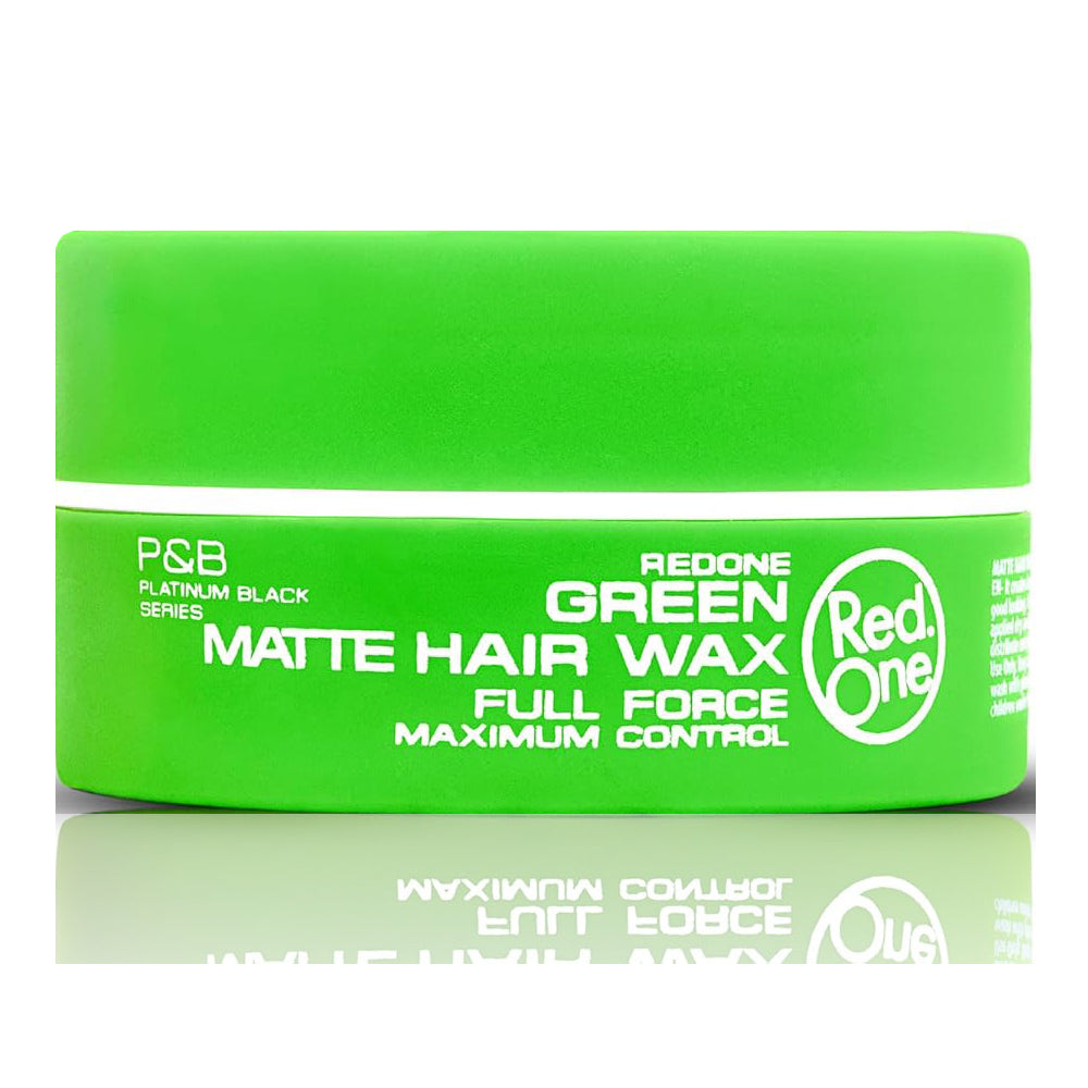 Redone Green Matte Wax Strong Hold Natural Finish Hair Styling TJ Redone Green Matte Wax Strong Hold Natural Finish Hair Styling TJ