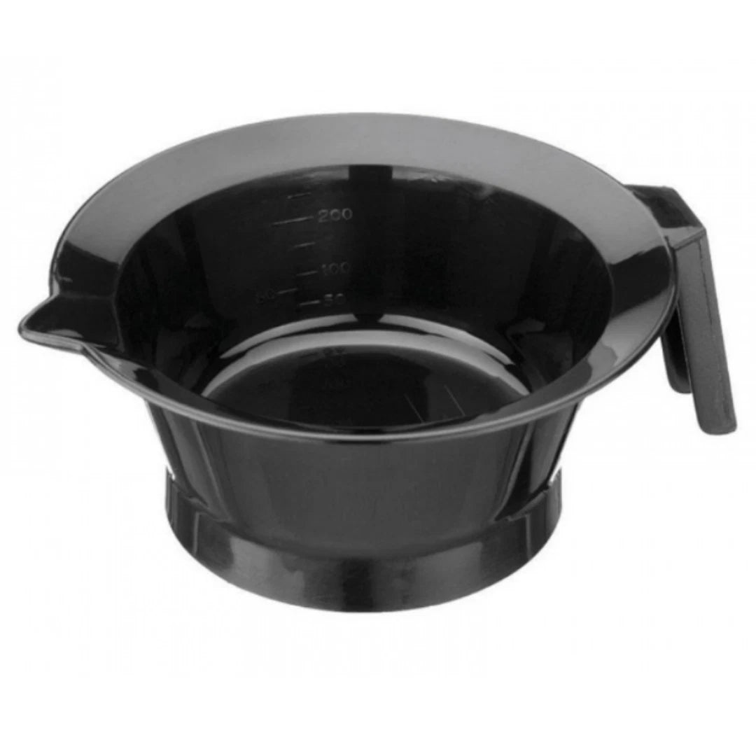 Hi Lift black tint bowl with handle, pouring lip and graduated markings