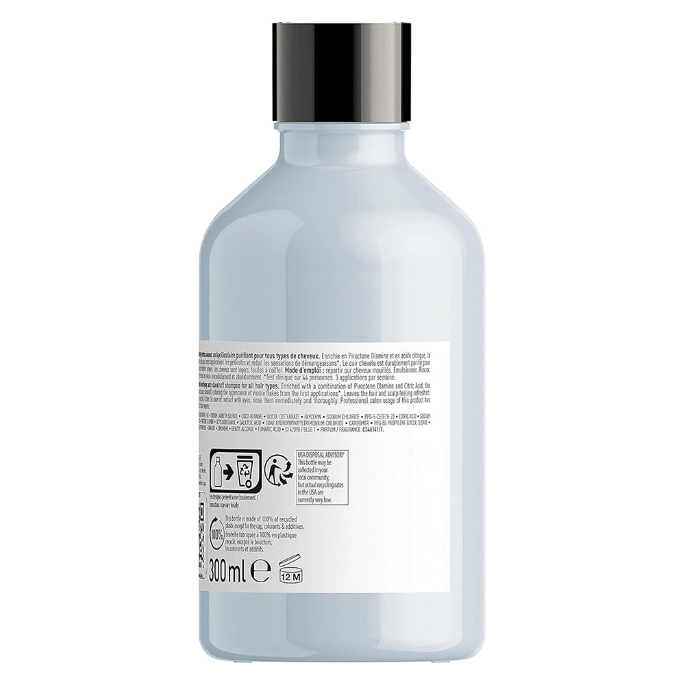 L'Oréal Professionnel Serié Expert Instant Clear Shampoo Purifying & Clarifying for Greasy and Dandruff-Prone Scalps 300 ml/1