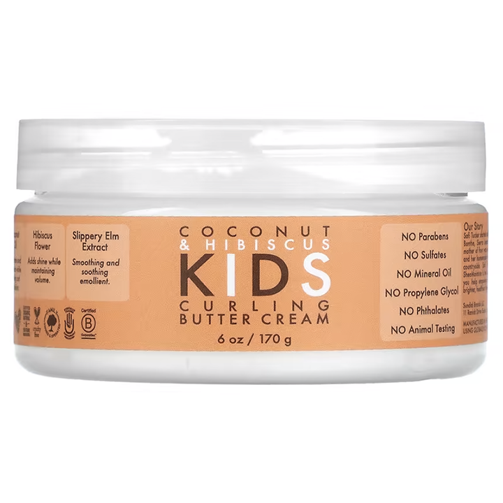 Crème au beurre pour boucles pour enfants à la noix de coco et à l'hibiscus de Shea Moisture, 170 ml