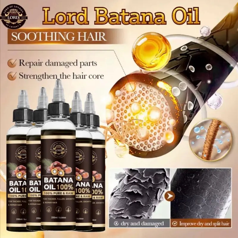 Batana Oil scalp and dry hair presentation