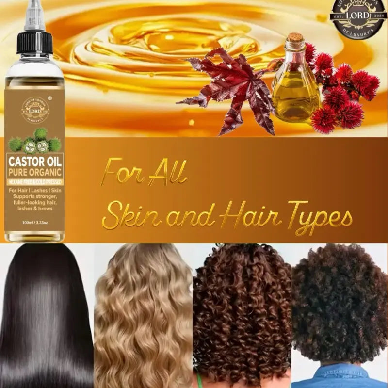 Castor Oil for different skin and hair types