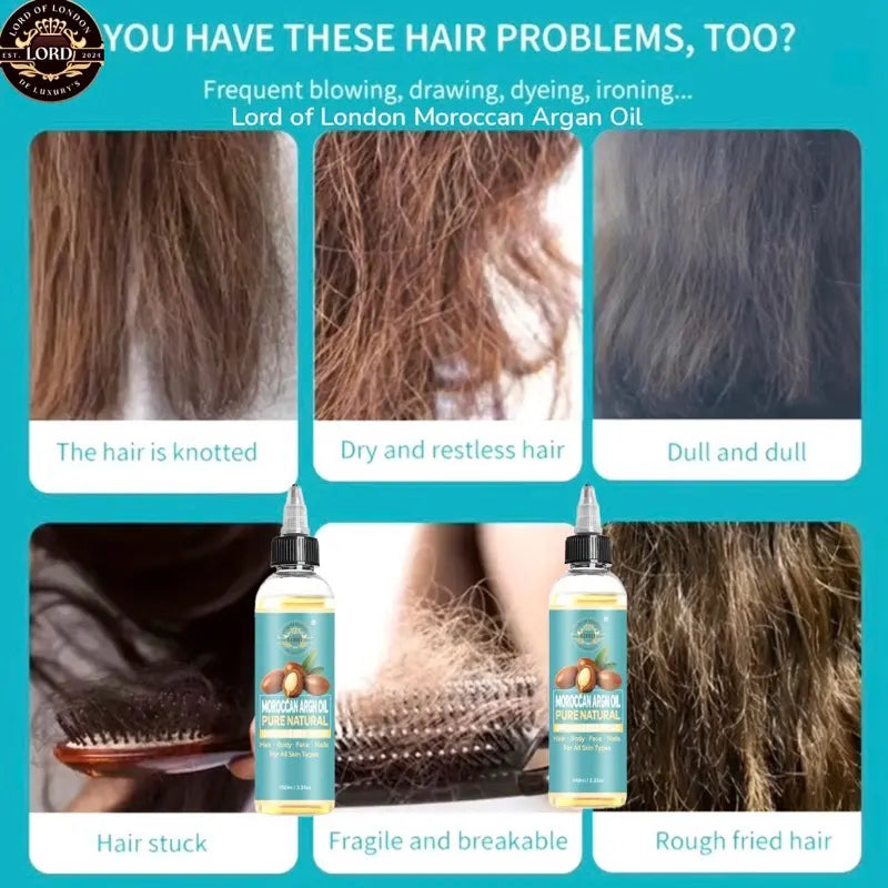 Moroccan Argan Oil for common dry hair concerns