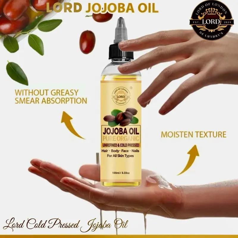 Jojoba Oil lightweight absorption demonstration