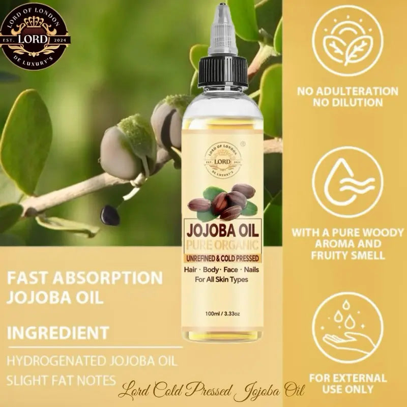 Jojoba Oil fast absorption and ingredient presentation