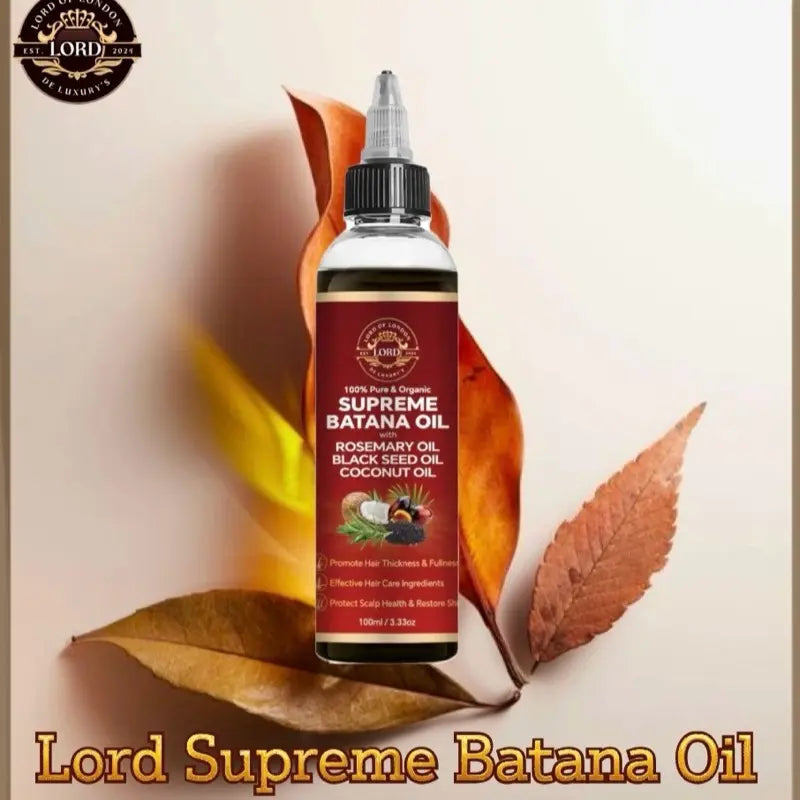 Supreme Batana Oil blend bottle with botanical oils