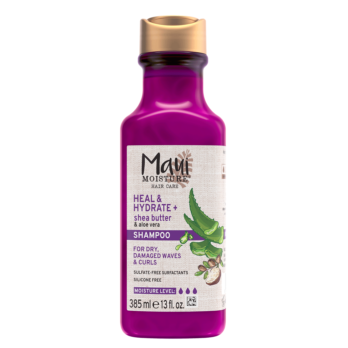 Hydrate + Shea Butter Shampoo 385 ml/13 fl oz, front product view