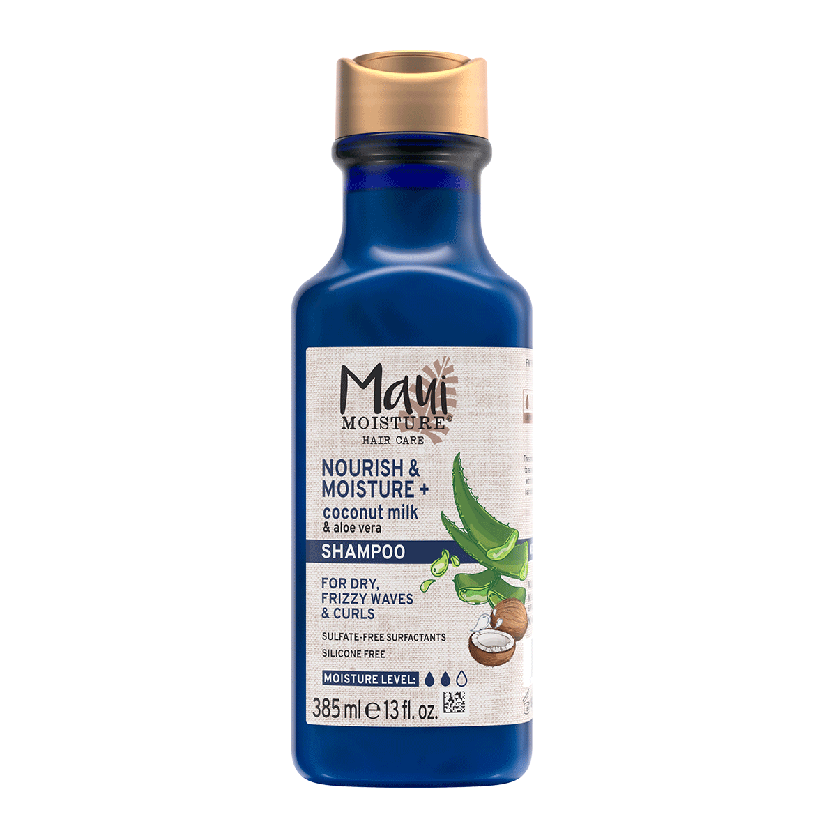 Nourish & Moisture + Coconut Milk Shampoo 385 ml/13 fl oz, front product view