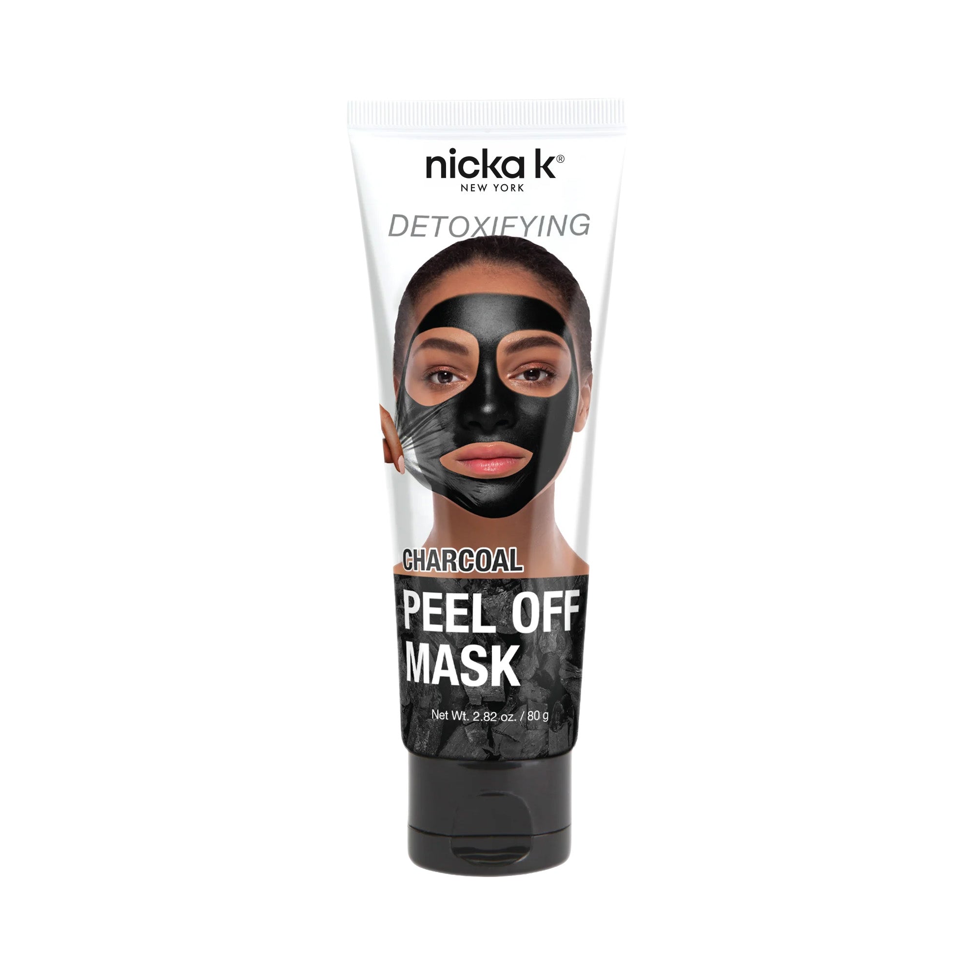 Nicka K Charcoal SMPO01 black peel-off mask tube