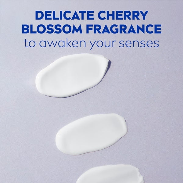Nivea Cherry Blossom lotion fragrance graphic