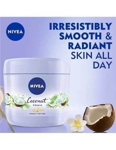 Nivea Coconut cream smooth skin promotional graphic
