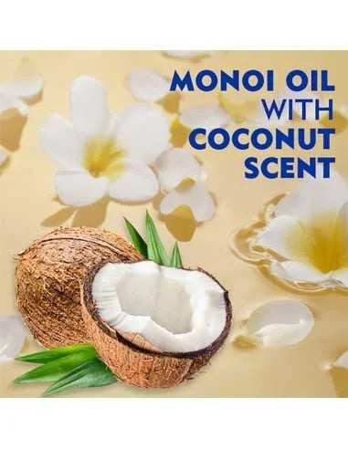 Nivea Monoi oil and coconut fragrance graphic