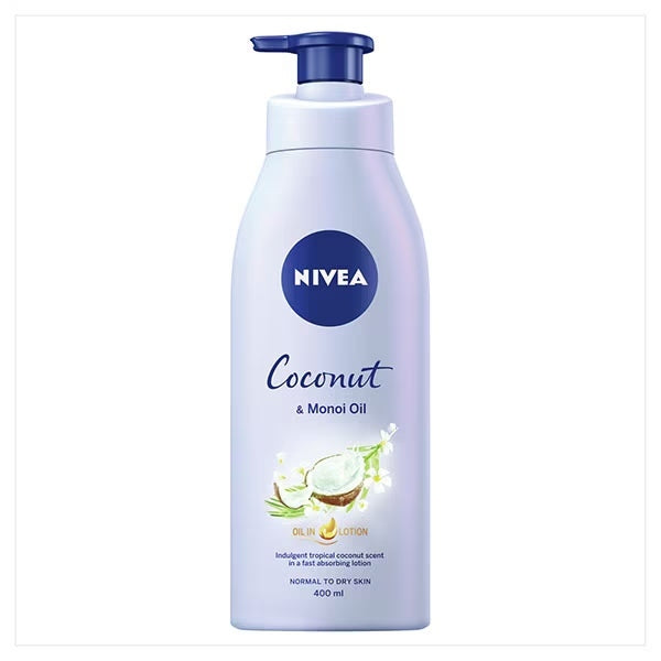 Nivea Coconut & Monoi Oil lotion alternate front label