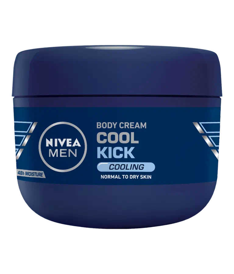 Nivea Men Cool Kick Body Cream 400 ml jar front