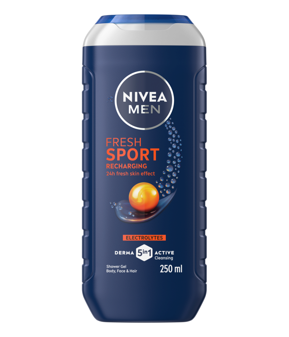 Nivea Fresh Sport shower gel bottle