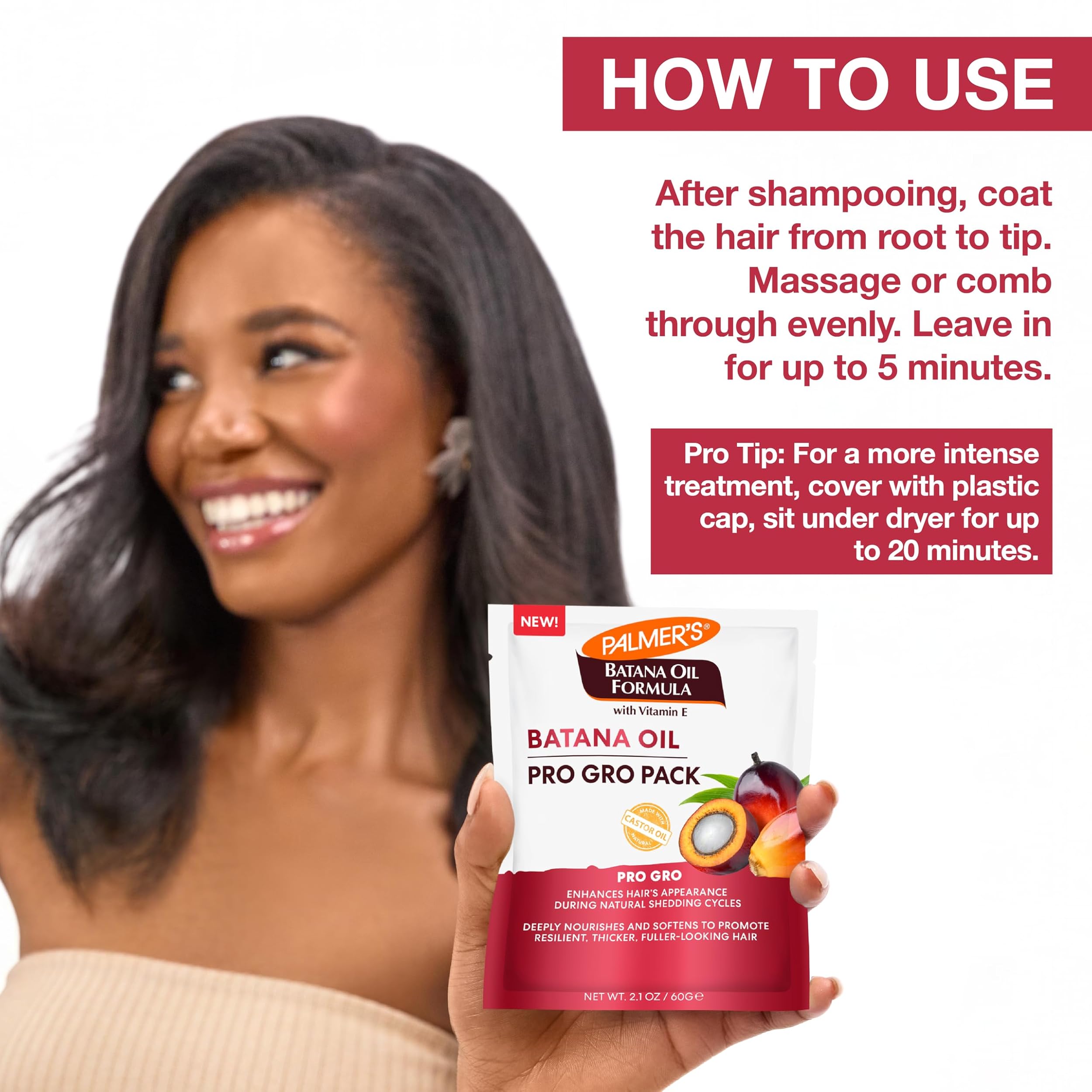 Palmer's Batana Oil Pro Gro Pack usage directions