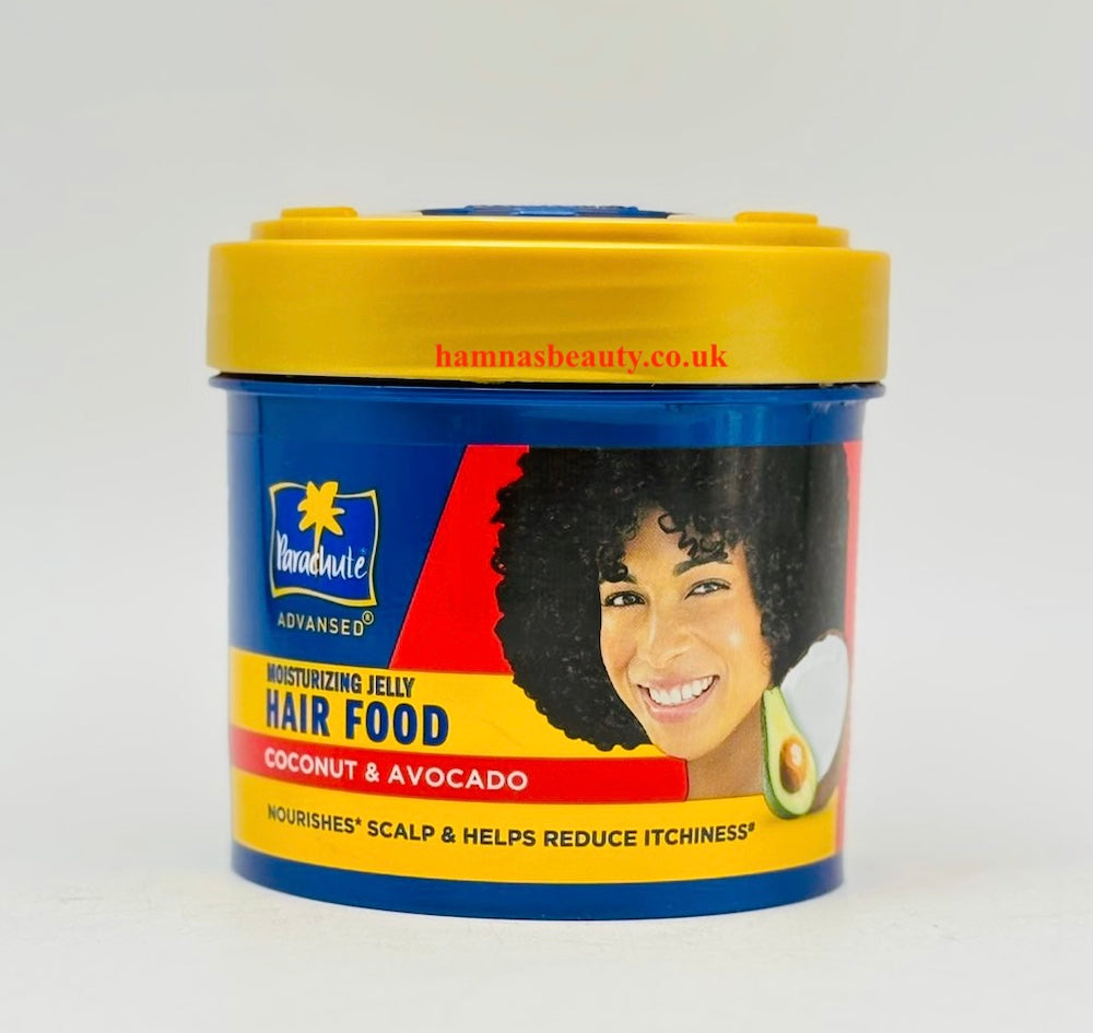 Parachute Advansed Coconut & Avocado Moisturising Jelly Hair Food 250 ml jar, front view