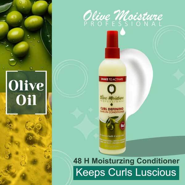 Après-shampooing sans rinçage définissant les boucles Olive Moisture 250 ml