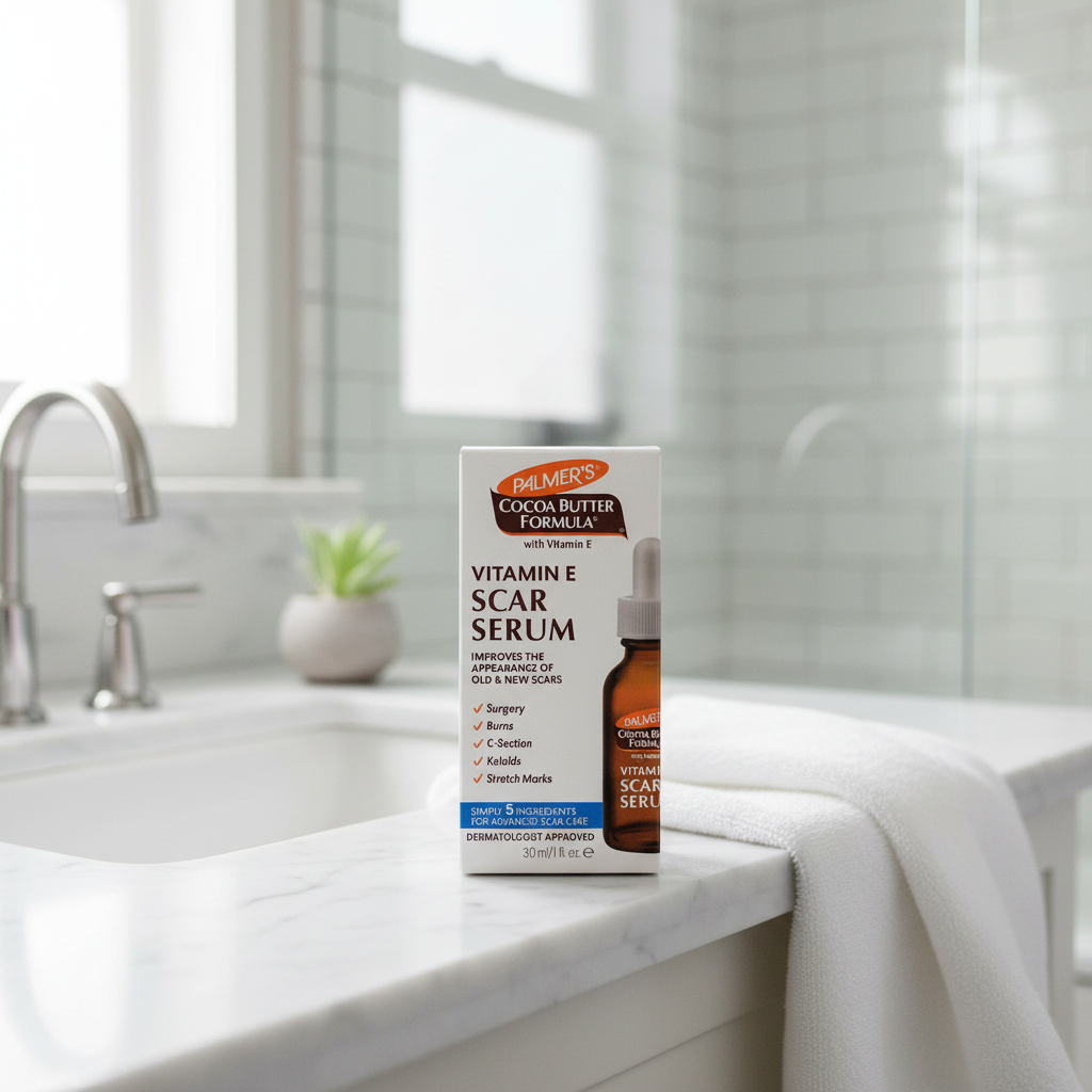 Palmer’s Cocoa Butter Scar Serum with Vitamin E 30ml – Intensive Scar, Stretch Mark & Dark Spot Treatment Oil