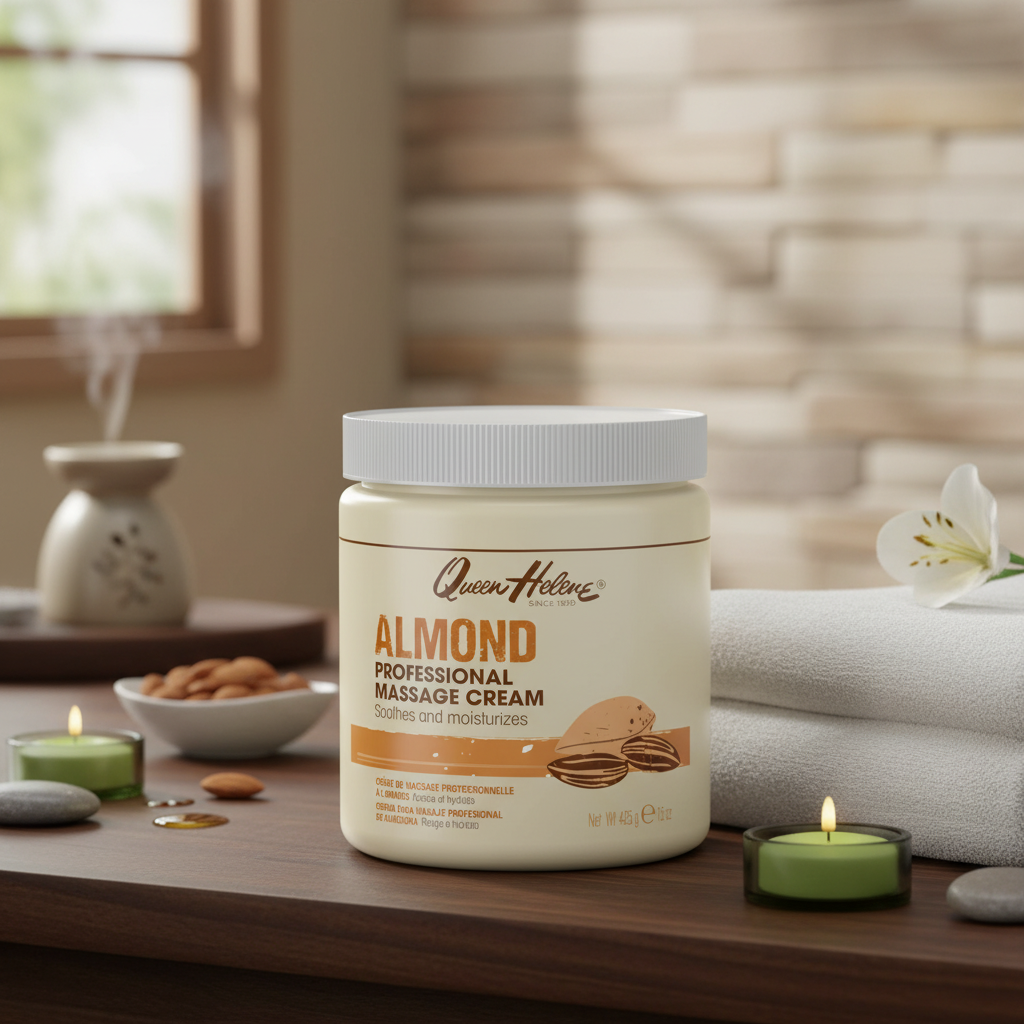 QUEEN HELENE Almond Scented Massage Cream 15 Oz