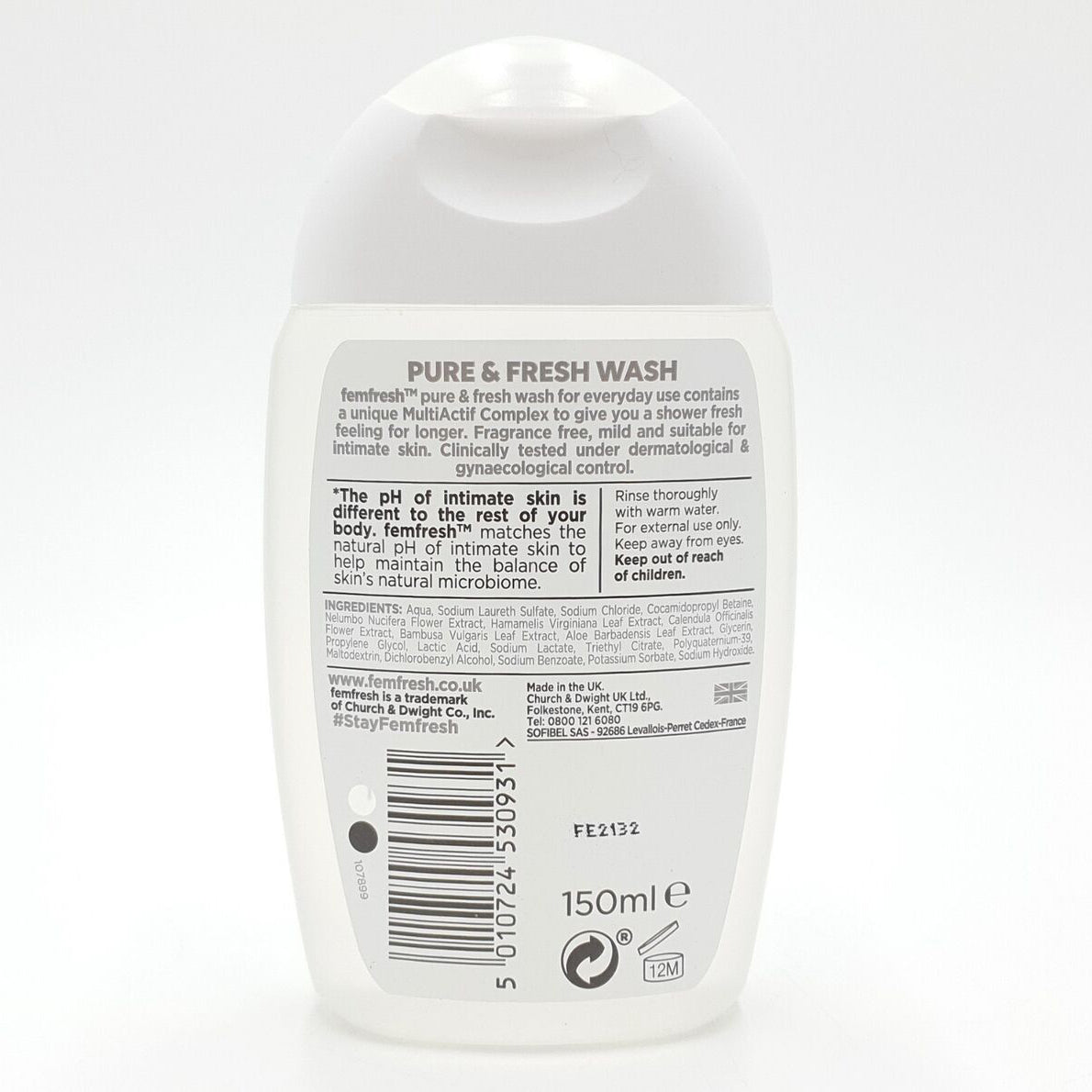 Femfresh Pure & Fresh Feminine Wash 150 ml