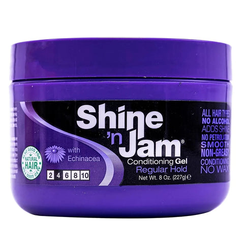 Shine 'n Jam Regular Hold Gel: Frizz Control & Shine – TJ Beauty