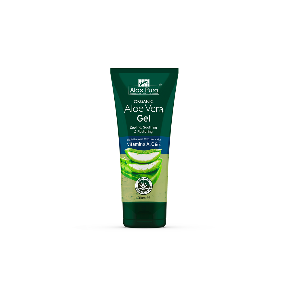 Aloe Pura Aloe Vera Gel Bio Active: Soothing & Hydrating for Skin & Hair 200ml / 6.76 oz
