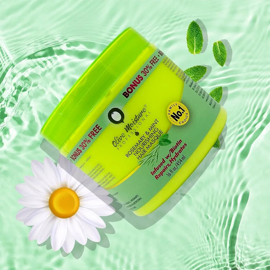 Olive Moisture Hair Masque Intense Hydration & Repair for Dry, Damaged Hair 16 oz