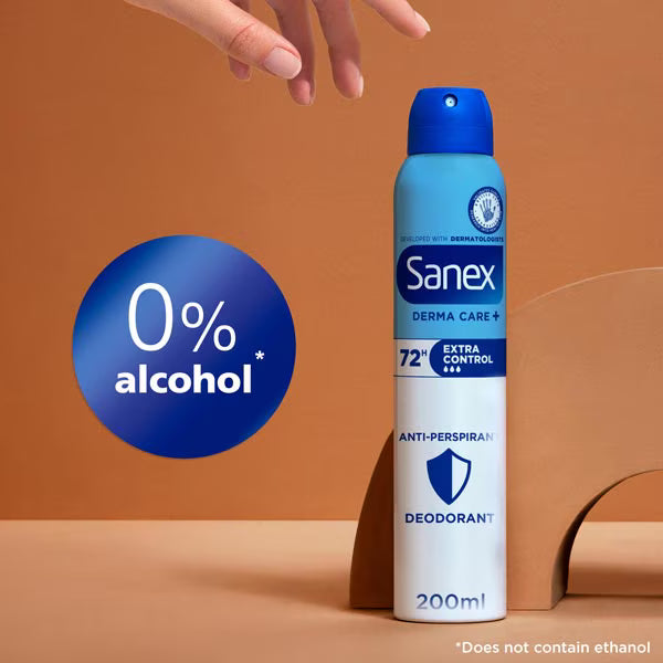 Sanex Extra Control 0% alcohol product graphic