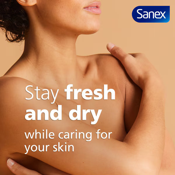 Sanex Extra Control fresh and dry skin care graphic