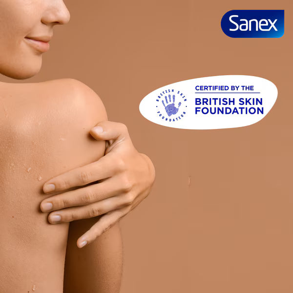 Sanex Extra Control British Skin Foundation certification graphic