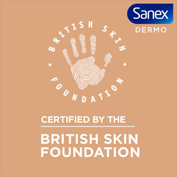 Sanex Dermo Extra Control British Skin Foundation certification graphic