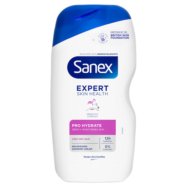 Sanex Pro Hydrate Shower Gel 450 ml front