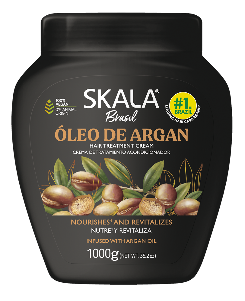 Skala Brasil Óleo de Argan hair treatment cream 1000g black jar
