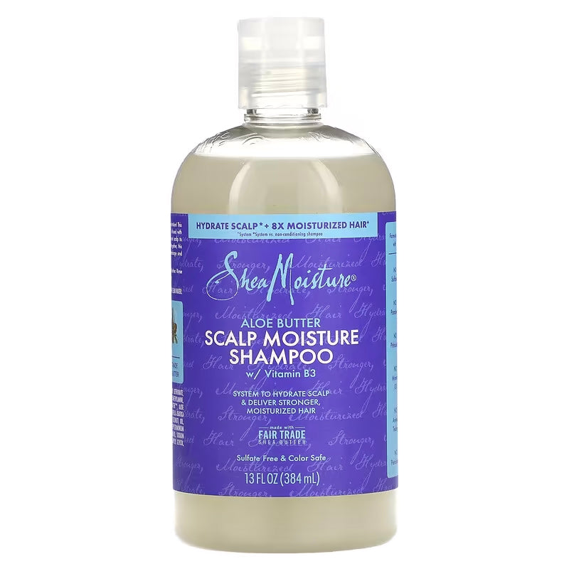 Shea Moisture Aloe Butter Scalp Moisture Shampoo 13 oz / 384 ml