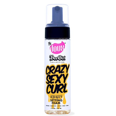The Doux Crazy Sexy Curl Honey Setting Foam 7oz – TJ Beauty The Doux Crazy Sexy Curl Honey Setting Foam 7oz – TJ Beauty