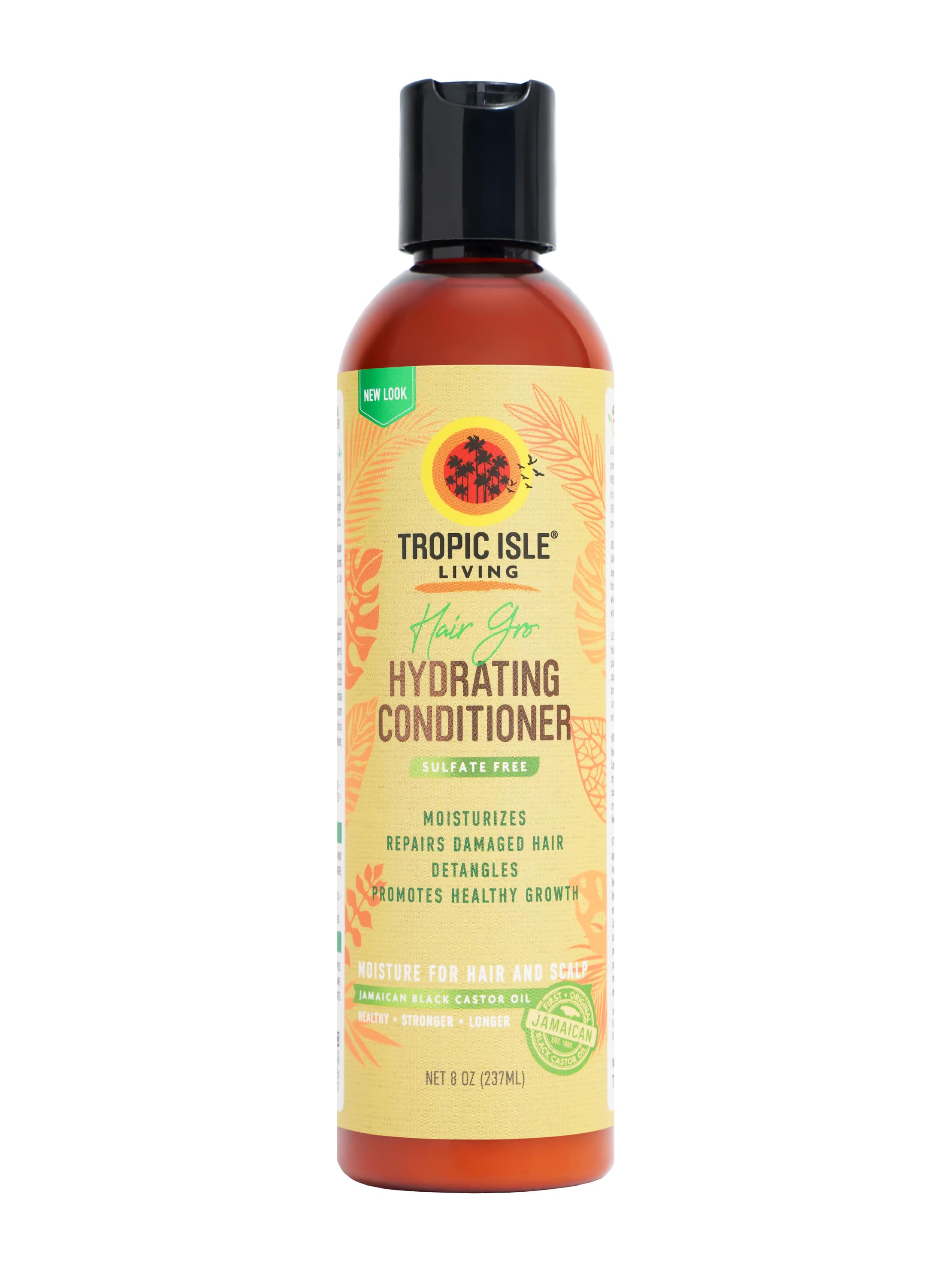 Tropic Isle Living Hair Gro Hydrating Conditioner front bottle
