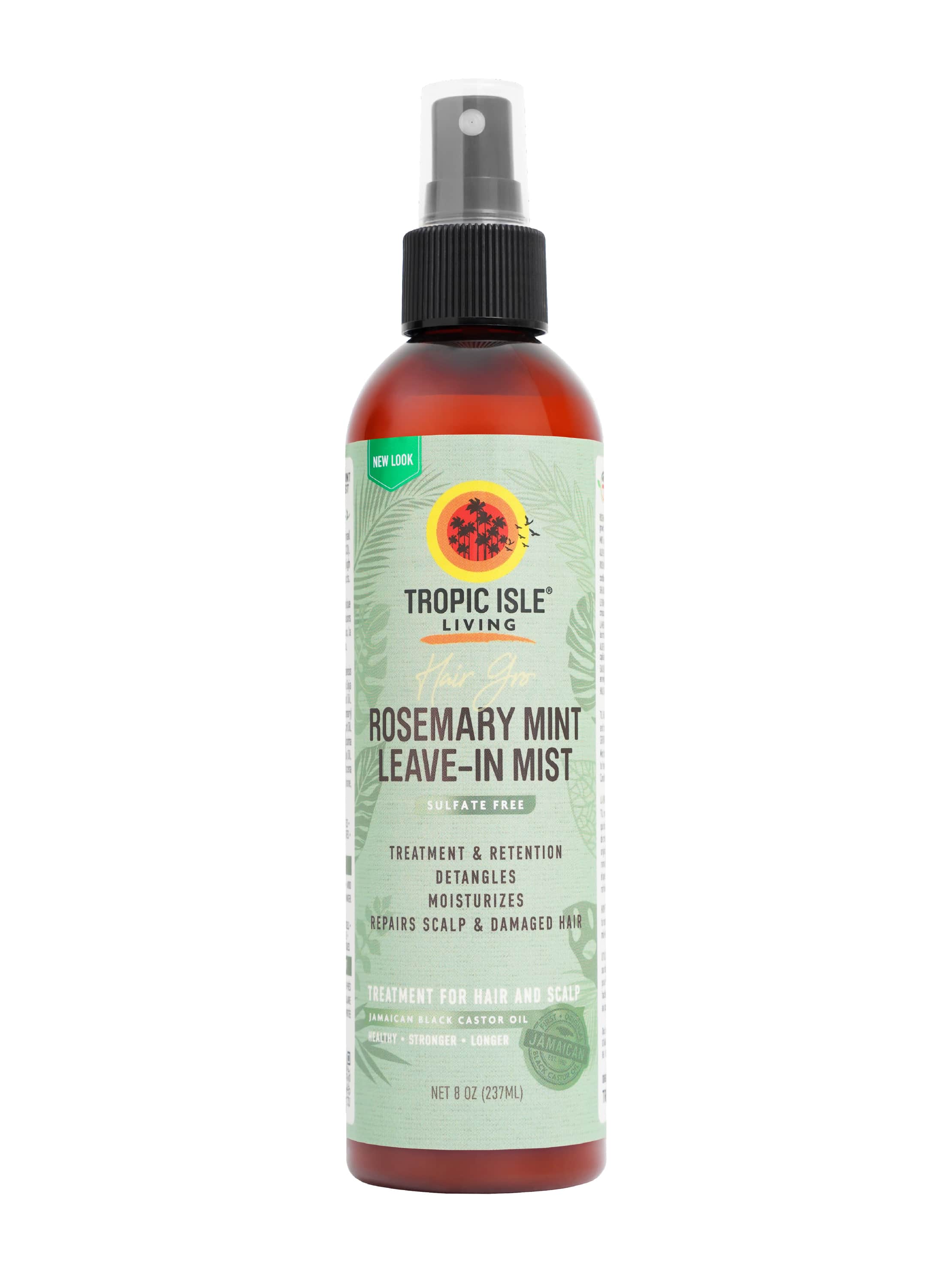 Tropic Isle Living Hair Gro Rosemary Mint Leave-In Mist front bottle