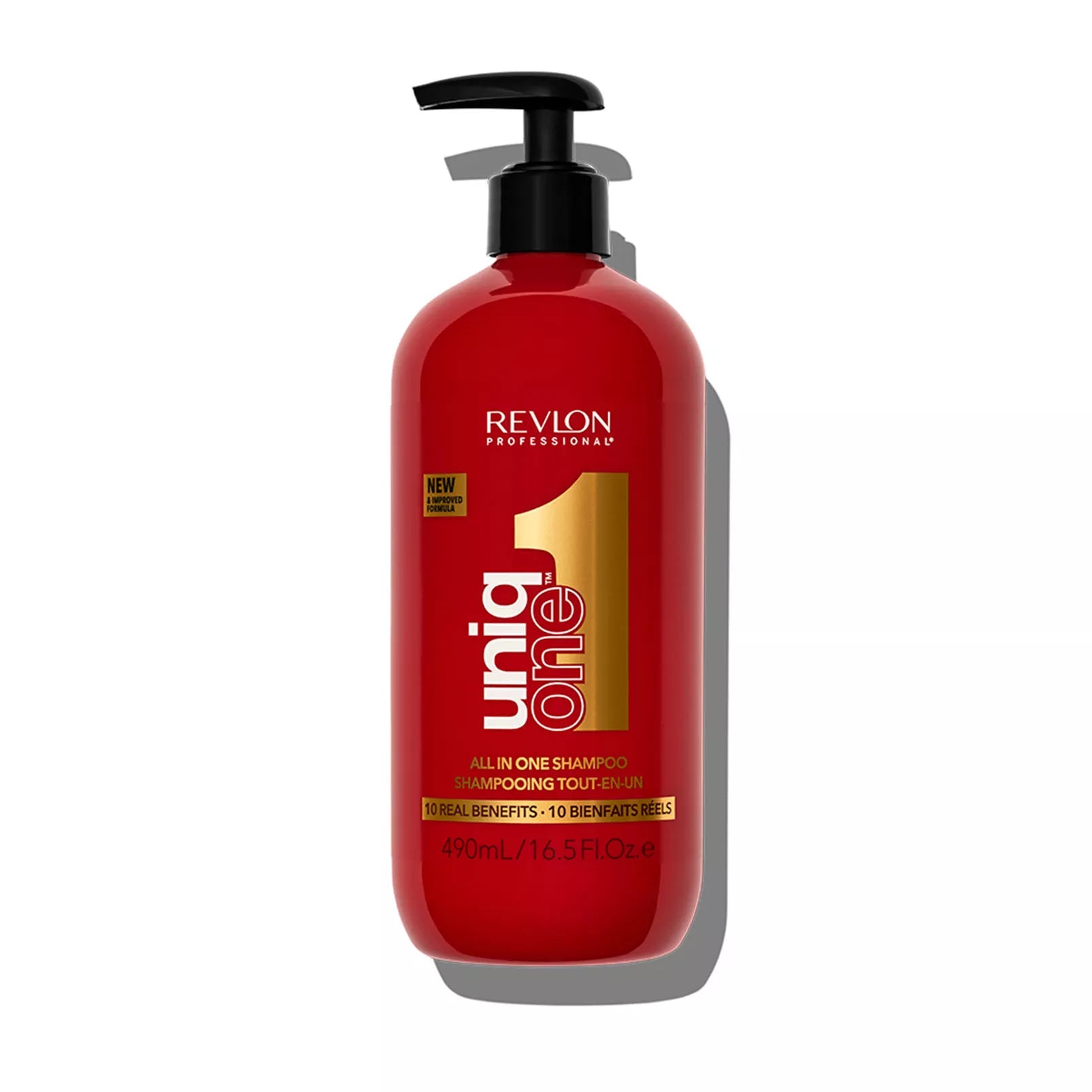 Revlon Professional UniqOne All in One Shampoo 490ml bottle, front view